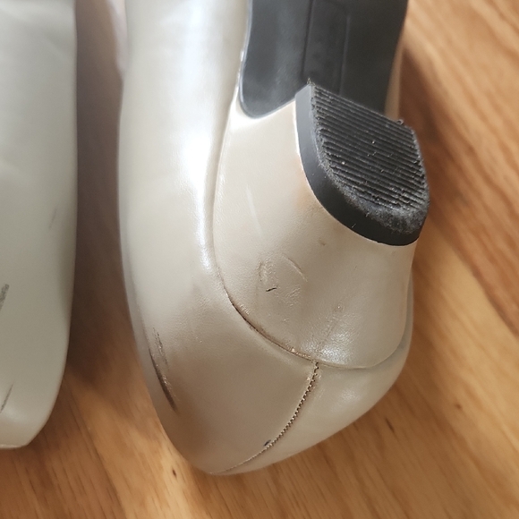 Basic Editions Elegant Cream Women's Shoes 10 W - Picture 13 of 17